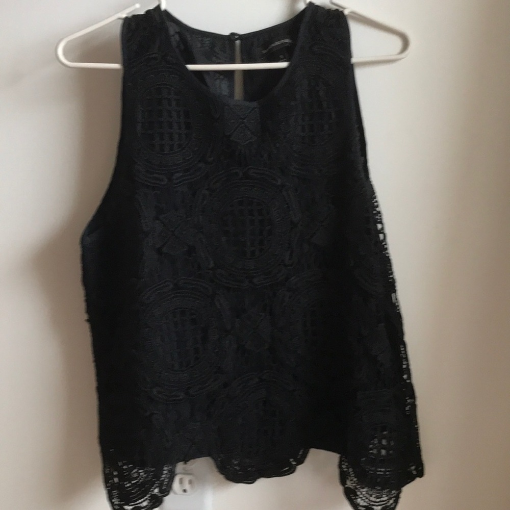 Banana Republic Black Lace Tank
